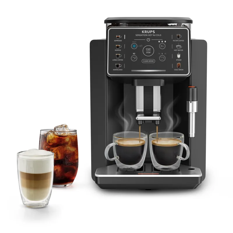 Krups Sensation Hot & Cold EA9138E0, vue de face